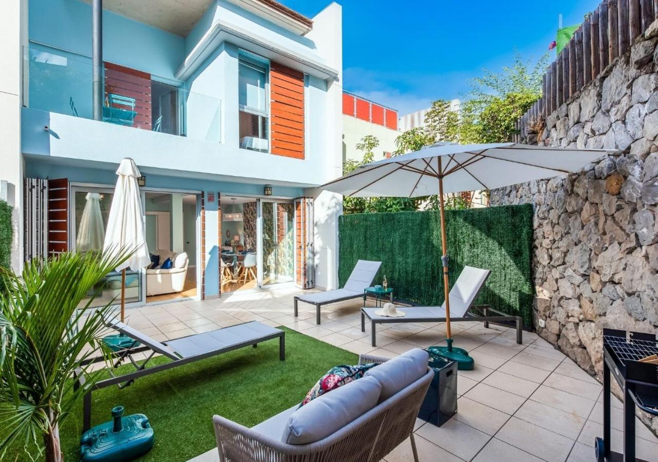 Villa Family House With Patio And Communal Pool Santa Úrsula Exterior foto